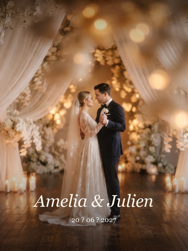 Golden Hour invitation design